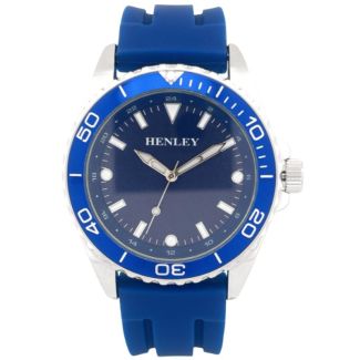 Henley Men's Silicone Sports Watch - Blue