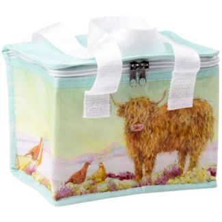 Highland Coo Cow RPET Insulated Lunch Bag - 17cm