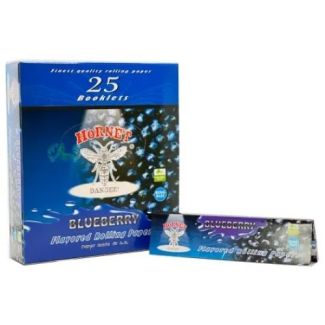 Hornet Blueberry King Size Flavoured Rolling Papers - 25 Booklets 