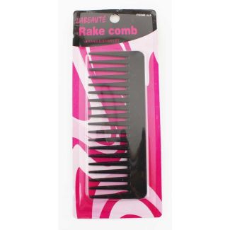 Labeaute Black Wide Tooth Rake Detangling Hair Comb -15cm