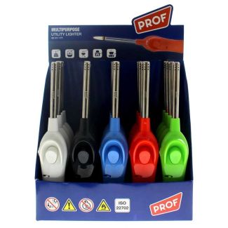 PROF Multipurpose Utility Lighter - Assorted Colours