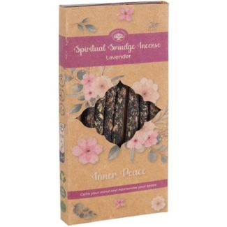 Inner Peace Spiritual Smudge Incense Sticks - Lavender - 8 Sticks
