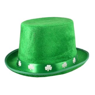 Wholesale Irish Felt Top Hat With Shamrock Band 