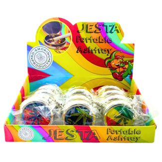 JESTA Portable Pocket Ashtray - Assorted Leaf Designs