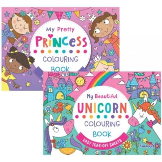 Kids Unicorn & Fairy Colouring Pad - Assorted