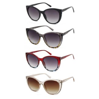 Ladies Glitter Rim Cat Eye Sunglasses - Assorted