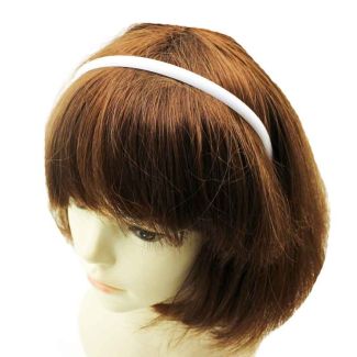  Ladies White Plastic  Headband