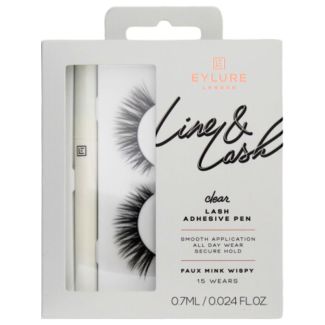 Eylure Line & Lash Kits Clear Eyelashes 
