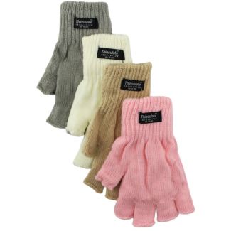 Ladies Thinsulate Fingerless Gloves - Light Assortment