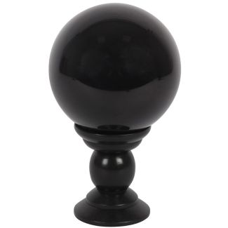 Wholesale Large Glass Crystal Ball on Stand -Black