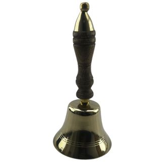 Library Bell with a polished brass top