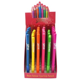 Saffron Lip & Eye Pencil - Assorted  Neon Colours