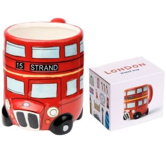 London Icons Red Routemaster Bus Shaped Ceramic Mug