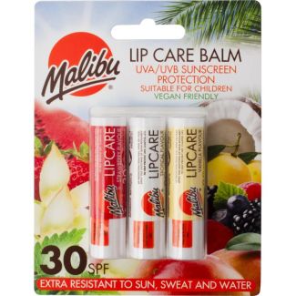 Malibu 3pc SPF 30 Lip Care Balm
