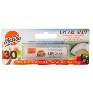 Malibu SPF 30 Lip Care Balm - Tropical Flavour (5g)