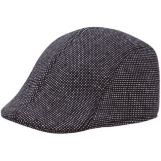 Men's English Herringbone Beret Hat