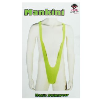 Men's Swimwear Mankini - Neon Green