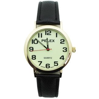 Wholesale Mens Pelex Classic Round Dial Leather Strap Watch