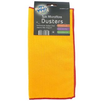MICRO BRITE 3 Pack Microfibre Dusters