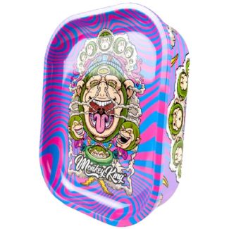Monkey King Metal Rolling Tray Storage Box - Psychedelic Edition