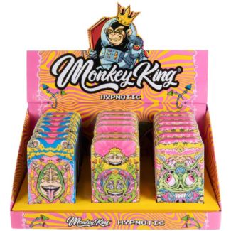 Monkey King Metal Storage Tin - Hypnotic (11.5 x 6.2cm) Assorted 