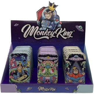 Monkey King Metal Storage Tin - Space Edition (11.5x6.2cm)