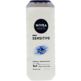 Nivea Men 3in1 Sensitive Shower Gel - 500ml