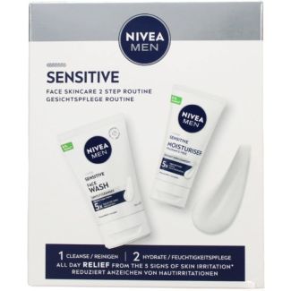 Nivea Men Sensitive  Face Skincare 2 Step Gift Set