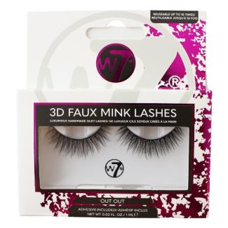 Wholesale W7 3D Faux Mink Lashes - Out Out 