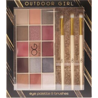 Outdoor Girl Eye Palette & Brushes Gift Set 