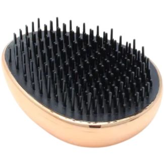 Oval Shaped Rose Gold Detangling Hair Brush - 9cm