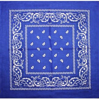 Paisley Bandanas - Royal Blue