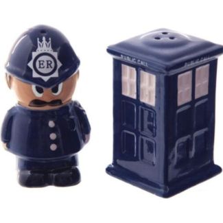 Policeman & Police Box Ceramic Cruet Set