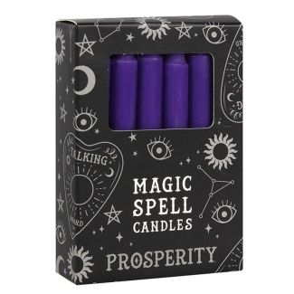 Purple Magic Spell Candles - Prosperity(Pack of 12)