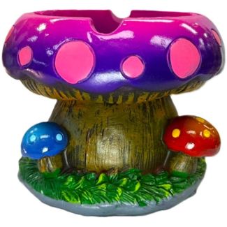 Wholesale Wise Skies Mushroom Ashtray - Purple 