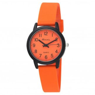Ravel Ladies Silicone Strap Watch - Blue 