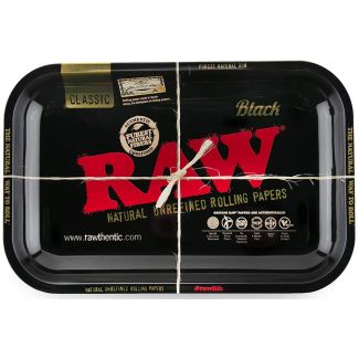 RAW Small Metal Tray "Black" - 27.5 x 18cm