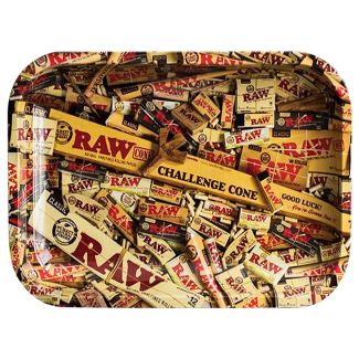 RAW Large Metal Tray "Mixed Products" - 34 x 27.5cm