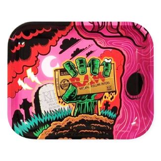 RAW Large Metal Tray "Zombie" - 34 x 27.5cm