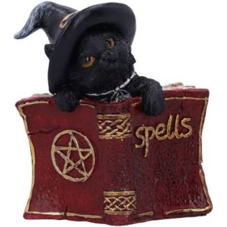 Red Cat Grimoire Figurine – 8.2cm