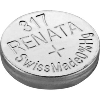 Renata 317 Silver Oxide Watch Battery - 1.55v