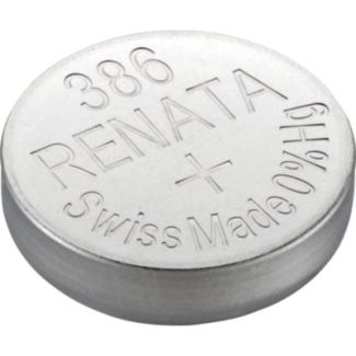 Renata 386 Silver Oxide Watch Battery - 1.55v