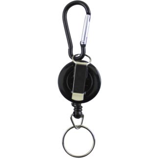 Retractable Keyring – Black