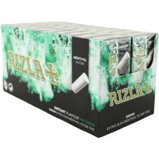Rizla Extra Slim Menthol Tips - 20 packs