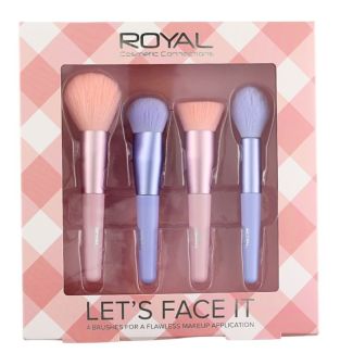 Royal Cosmetics Let's Face It Brushes Set 