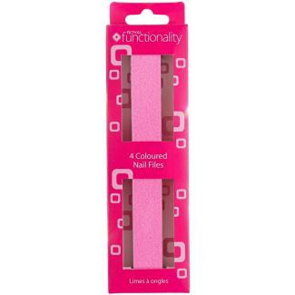 Royal Functionality 4 Coloured Nail Files 