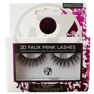 Wholesale W7 3D Faux Mink Lashes - Safe Word