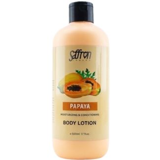 Saffron Moisturizing & Conditioning Body Lotion - Papaya (500ml)