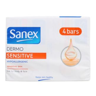 Sanex Dermo Sensitive Soap (Pack of 4)