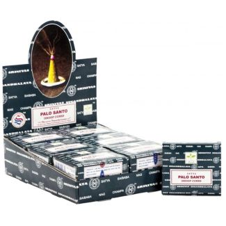Satya Palo Santo Dhoop Cones With Stand (12 x 30g)